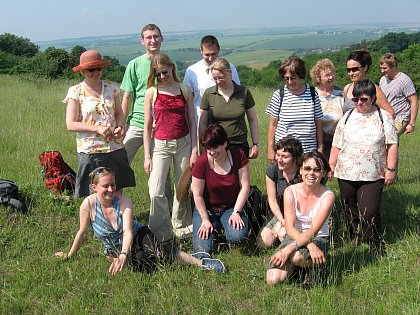 Members of the group
from left to right,
very first row: Gymnadenia odoratissima - Wohlriechende Händelwurz
first row: Dr. Elke Blum, Nicole Reinhardt, Patrycja Prusik, Dr. Yvonne Sichhardt
second row: Dr. Marion Weid, Mariela Mielke, Kathrin Klimpel, Brigitte Marx, Ursula Ködel
third row: Stefan Biastoff, Nebojsa Jockovic, Dorothea Watzka, Anja Wodak, Dawid Artuszewski